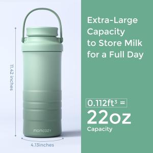 Momcozy 22oz Portable Breast Milk Cooler for Outdoor, Life Saver Travel Breastmilk Chiller